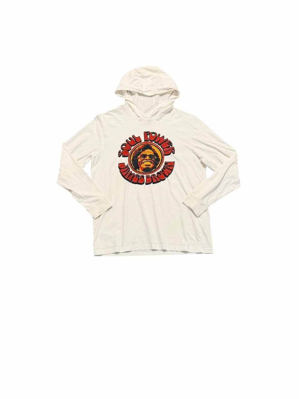 Lee White Hoodie with Red and Black Graphic